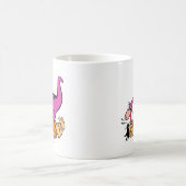 Mug Dino Licking Fred Flintstone (Centre)