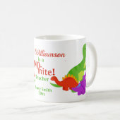 Mug Dino-mite Dinosaur Appréciation de l'enseignant (Devant droit)