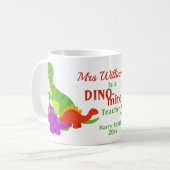 Mug Dino-mite Dinosaur Appréciation de l'enseignant (Devant gauche)