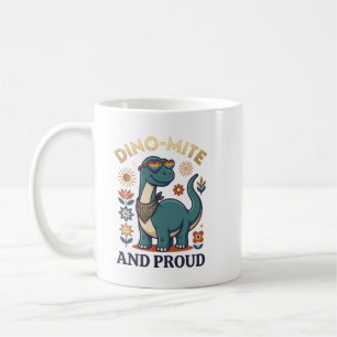 Mug Dino-Mite et Fier Punaiserie de Dinosaure Drôle
