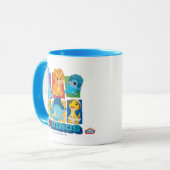 Mug Dino Ranch | Dinosaure amusant et coloré (Devant gauche)