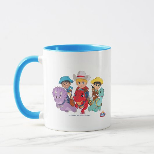 Mug Dino Ranch Friends Design (Gauche)
