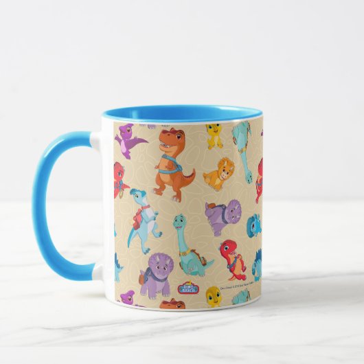 Mug Dino Ranch | Un Motif d'aventure Dinosaur (Gauche)