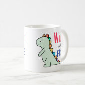 Mug Dino sauvage et libre (Devant droit)