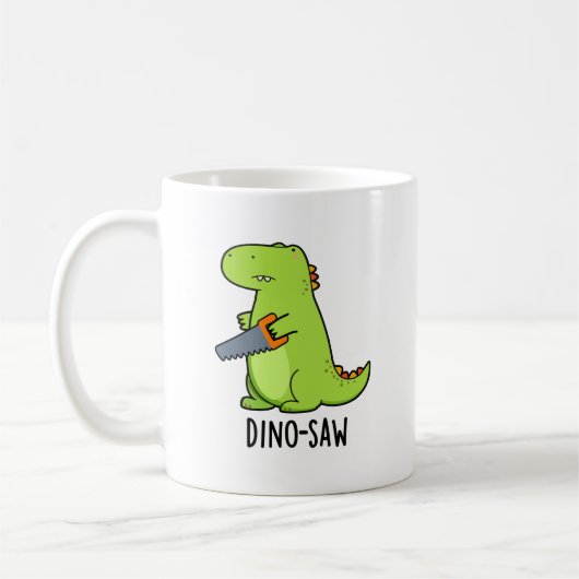Mug Dino-scie Funny Dinosaur Tool Pun (Gauche)