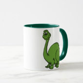 Mug Dino vert (Devant droit)