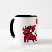 Mug dinobull, les hauts vont mal (Devant gauche)