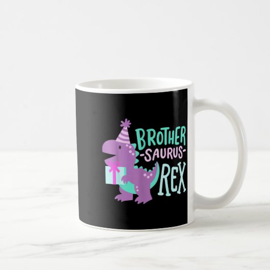 Mug Dinosaur Birthday Brother Saurus T Rex Family Matc (Droite)