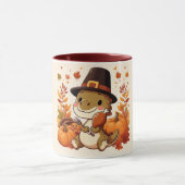 Mug Dinosaur de Thanksgiving mignon (Centre)
