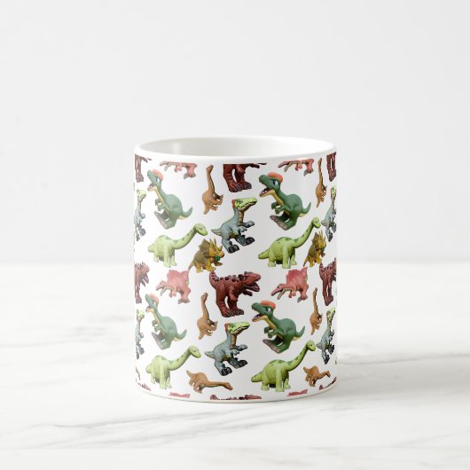 Mug Dinosaur Dessin de dessin Collage (Centre)