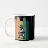 Mug Dinosaur Fans Brave Karate Pride Courage Strength  (Gauche)
