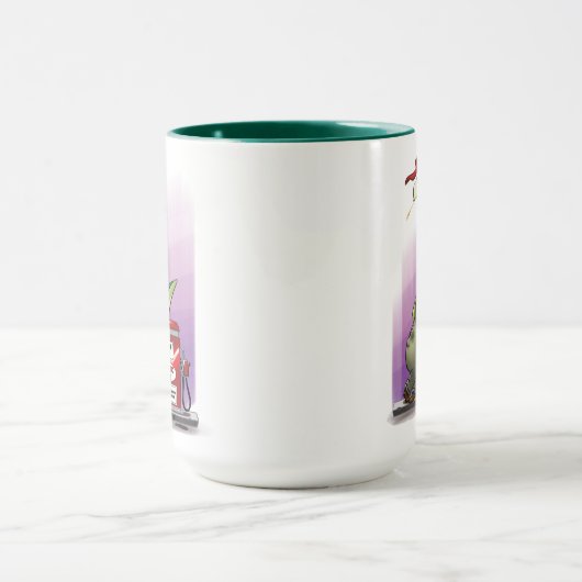 Mug DINOSAUR GAS PUMP DE Jeff Willis Art (Centre)