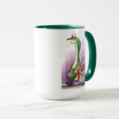 Mug DINOSAUR GAS PUMP DE Jeff Willis Art (Devant droit)