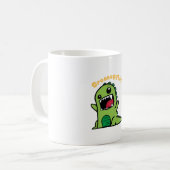 Mug Dinosaur Grooaagghh - Drôle Petit Dinosaur (Devant gauche)