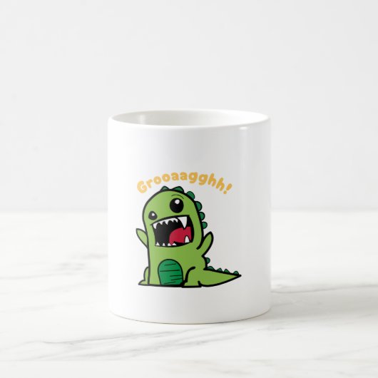 Mug Dinosaur Grooaagghh - Drôle Petit Dinosaur (Centre)