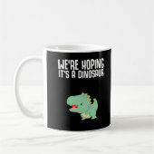 Mug Dinosaur Grossesse Faire-part Dino Plaisanterie (Gauche)
