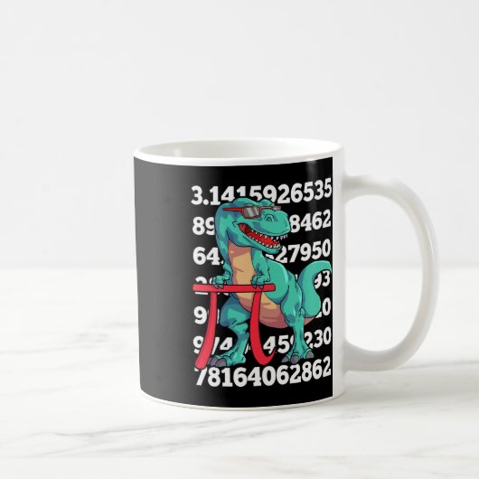 Mug Dinosaur Pi Day T Rex Funny Math 3.14 Teacher Stud (Droite)