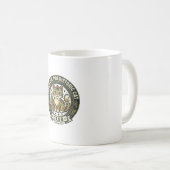 Mug Dinosaur Préhistorique Chat Chat Graphique Tee Art (Devant droit)