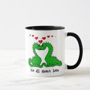 Mug Dinosaur Valentine Love