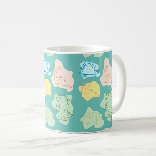 Mug dinosaure (Devant droit)