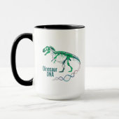 Mug Dinosaure ADN Squelette - Code génétique préhistor (Gauche)