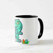 Mug dinosaure aux oeufs (Devant droit)