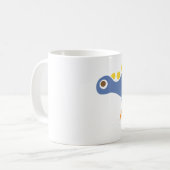 Mug Dinosaure bleu mignon de Stegosaurus pour des (Devant gauche)