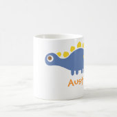 Mug Dinosaure bleu mignon de Stegosaurus pour des (Centre)