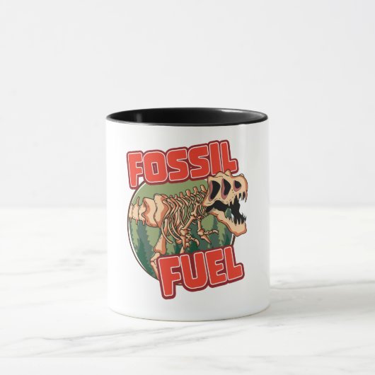 Mug Dinosaure "Carburant fossile" (Centre)