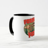 Mug Dinosaure "Carburant fossile" (Devant gauche)