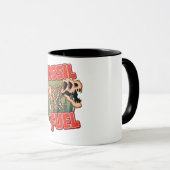 Mug Dinosaure "Carburant fossile" (Devant droit)