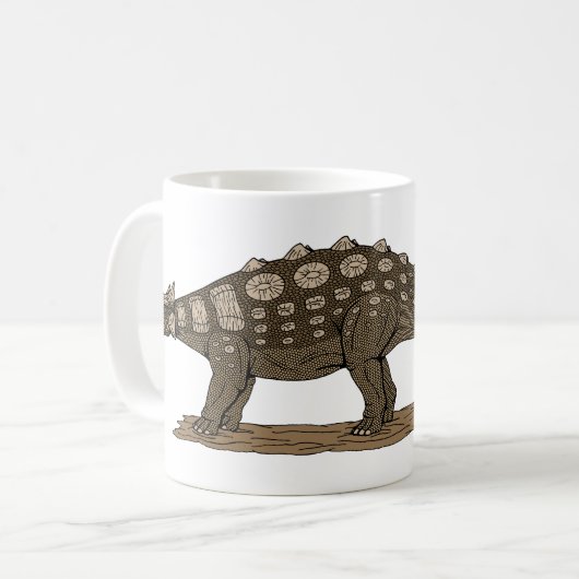 Mug Dinosaure crétacé (Devant gauche)
