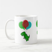 Mug Dinosaure Cute Volant Avec Ballons (Gauche)