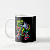 Mug Dinosaure de danse drôle  (Gauche)