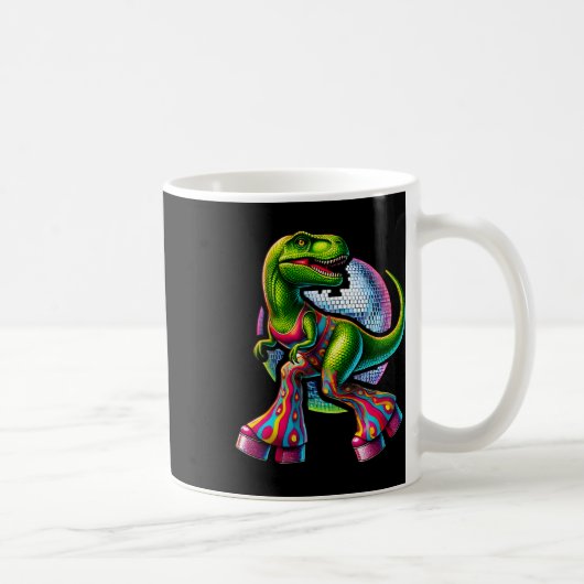 Mug Dinosaure de danse drôle  (Droite)