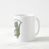 Mug Dinosaure de Grumpysaurus étant grincheux ! (Devant droit)