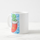 Mug Dinosaure de Noël (Devant gauche)