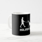 Mug Dinosaure Dinosaur Dons Malinois Belge Donnant À H (Devant gauche)