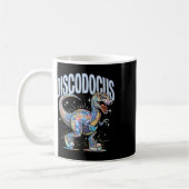 Mug Dinosaure disco Diplodocus dinosaure dansant drôle (Gauche)