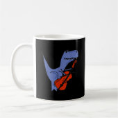 Mug Dinosaure Drôle Jouer Cello (Gauche)