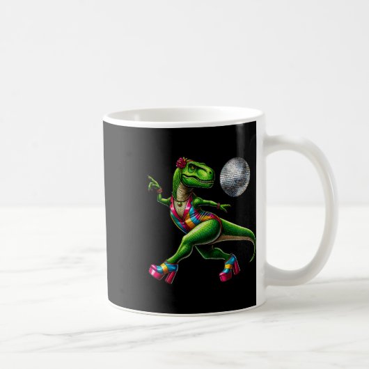 Mug Dinosaure drôle qui danse1  (Droite)
