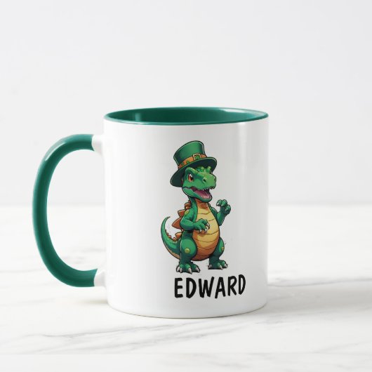 Mug Dinosaure du jour de la St Patrick (Gauche)