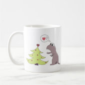 Mug Dinosaure et sapin de Noël (Gauche)