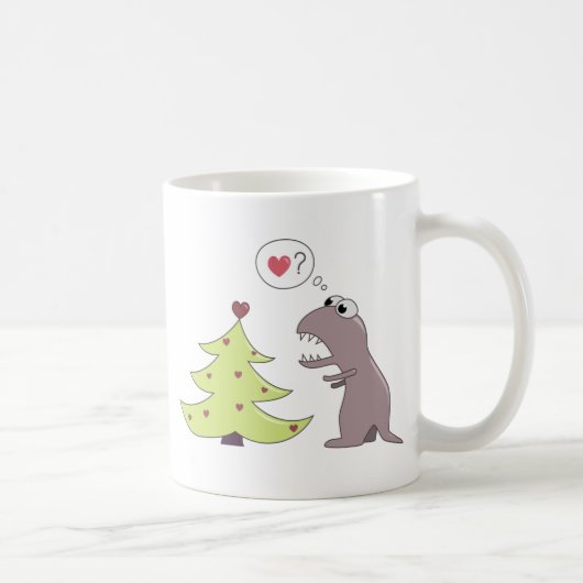 Mug Dinosaure et sapin de Noël (Droite)