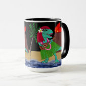 Mug Dinosaure hawaïen (Devant droit)