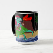 Mug Dinosaure hawaïen (Devant gauche)