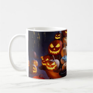 Mug Dinosaure imaginaire Hallowen Ghomajorité. Café Mu