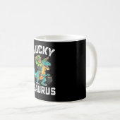 Mug Dinosaure Lucky Saurus T Rex Saint-Patrick (Devant droit)