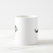 Mug Dinosaure mangeant des poissons de Jésus (Centre)