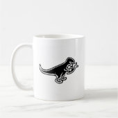 Mug Dinosaure mangeant des poissons de Jésus (Gauche)